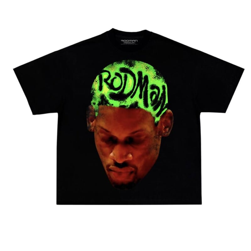 RODMAN official brand/Head Green Tshirts | BING