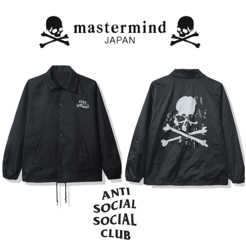 ANTI SOCIAL SOCIAL CLUB ナイロンジャケット 黒 ANTI SOCIAL SOCIAL CLUB - MAK BLACK ANORAK JACKET