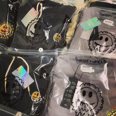 MISTER CHILD/Smile painting  sweat pants  "BLACK"