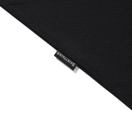 SAINT PAIN/CLUB Mesh polo Tee (BLACK)