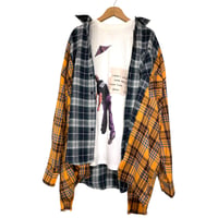 Mismatch NYC/Rework Flannel shirts BLACK