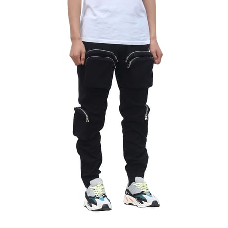 URKOOL/CARGO Pants V5ーBLACK