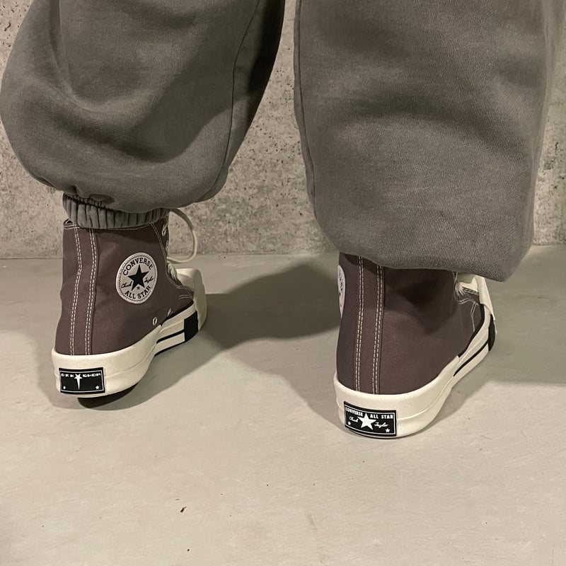 CONVERSE × Rick Owens/TURBODRK Hight Cut SNEAKE