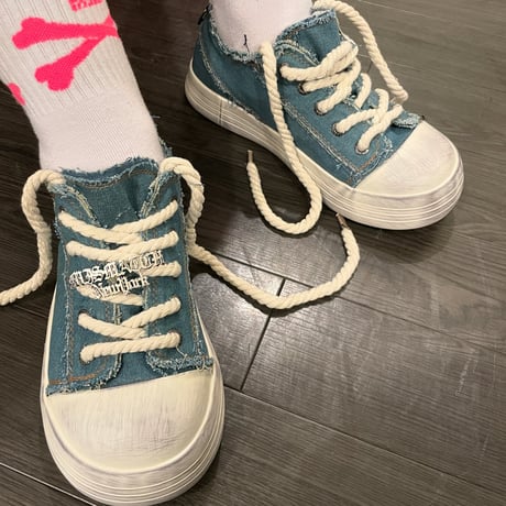 Mismatch NYC/Denim Rope Shoes BLUE