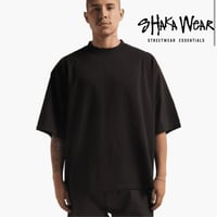 Shaka Wear/ HeavyWeight Boxy Tee "BLACK"