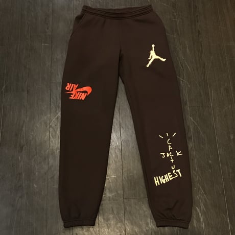 Nike × Travis Scott /Cactus Jack JORDAN Sweat Pants "BROWN"