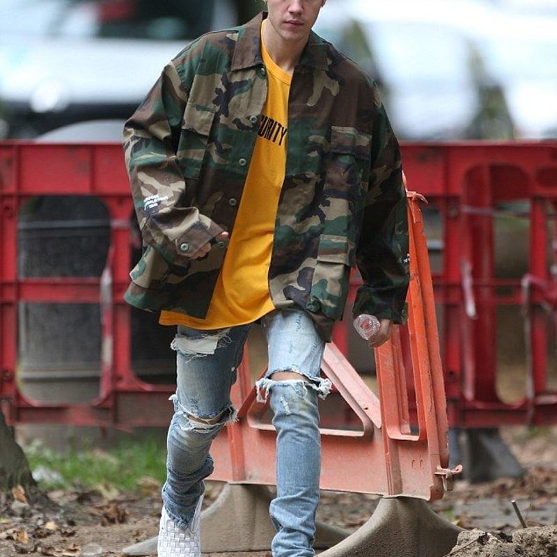 ジャスティンビーバー着用 purpose tour スウェット トレーナー Justin