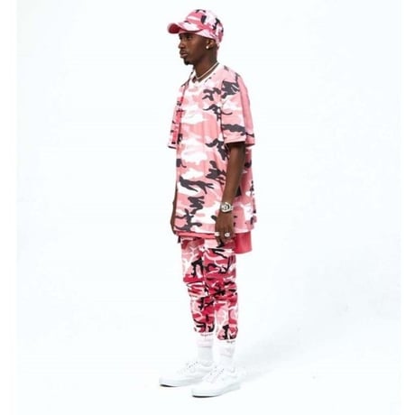 FNTY/Oversized Camo Tee ピンク