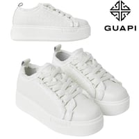 GUAPI / ghost white void Platform Sneaker