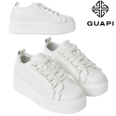 GUAPI / ghost white void Platform Sneaker