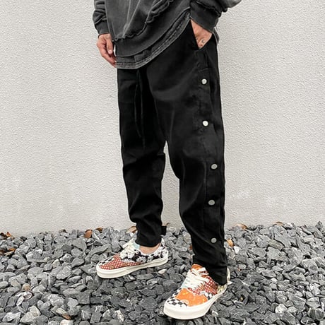 WOSS.official/Suede snap  pants