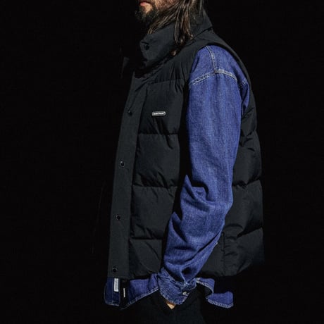 SAINT PAIN/PUFFER VEST BLACK