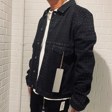 VALABASAS / Rhinestone Denim Jacket