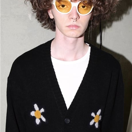 MISTER CHILD/WOOL Knit cardigan "BLACK"