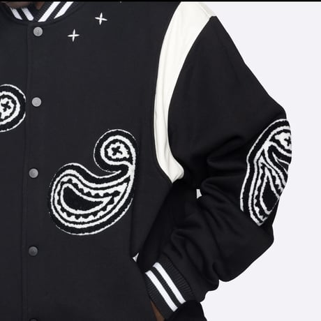 EPTM/PAISLEY VERSITY Jacket ”BLACK"