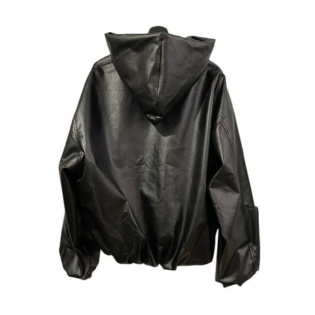Mismatch NYC/Balloon Leather Short Jacket (SET UP)