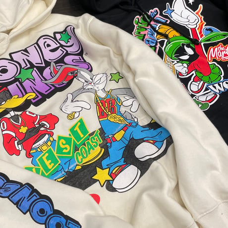 Looney Tunes/Official Oversize Hoodie  "BLACK"