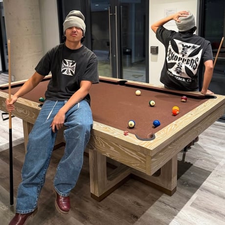 West Coast Choppers/ Logo Tee "Vintage BLACK"