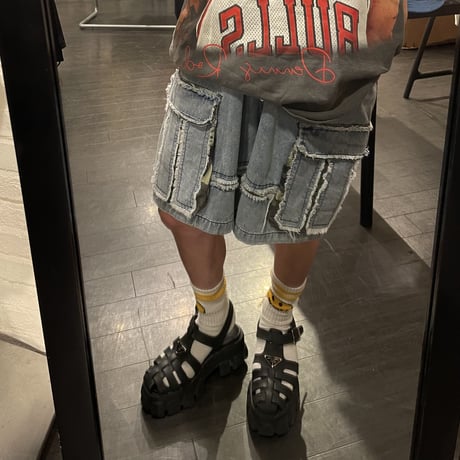 Mismatch NYC/Denim Pocket Shorts