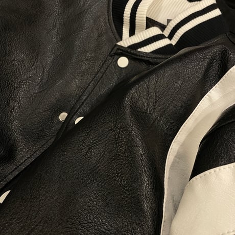 Mismatch NYC/Leather studium bomber jacket