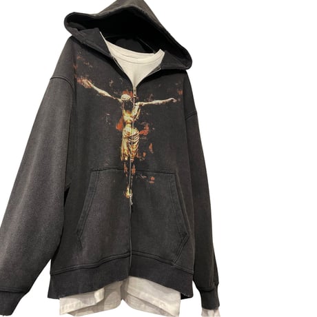 Mismatch NYC/Cross Zip Up hoodie