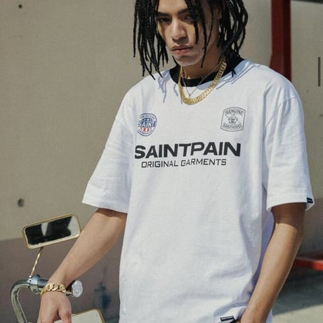 SAINT PAIN/CLUB Tee WHITE