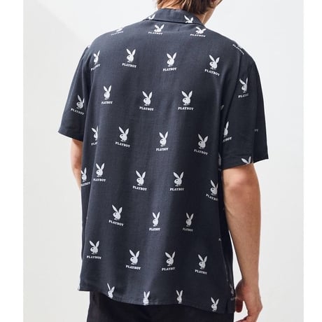 US限定　PLAY BOY/ALOHA SHIRTS  BLACK