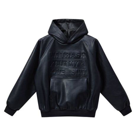 Mismatch NYC/3D Lether  hoodie