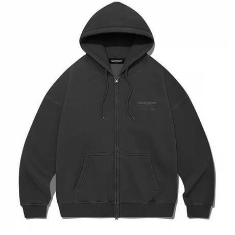SAINT PAIN/ Logo Wash Zip hoodie