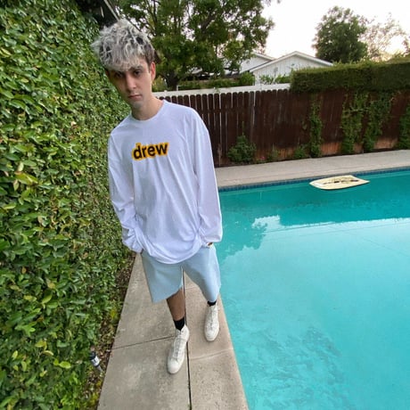Drew House/Mascot LongSleeve WHITE
