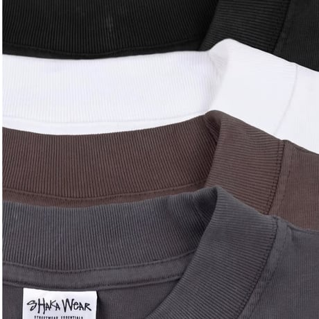 Shaka Wear/ Heavy Weight Boxy Tee "WASH BLACK"