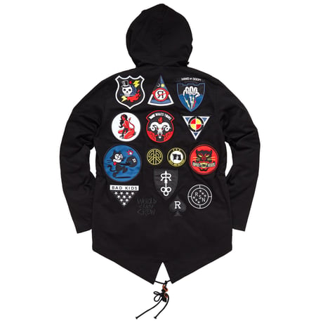 Reason Clothing/Parka long Jacket ブラック