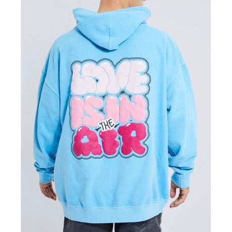 BOOHOO /Oversized LOVE Hoodie  BLUE