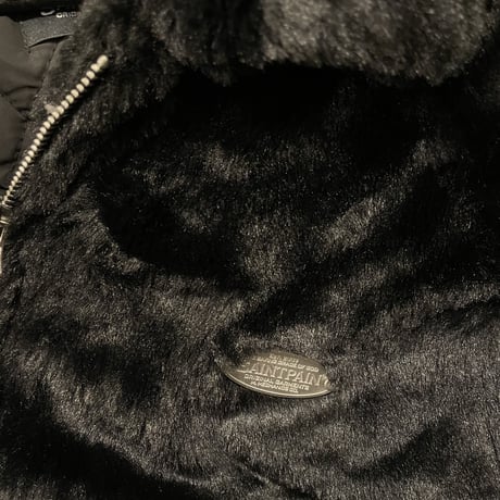 SAINT PAIN/FUR JACAKET  BLACK