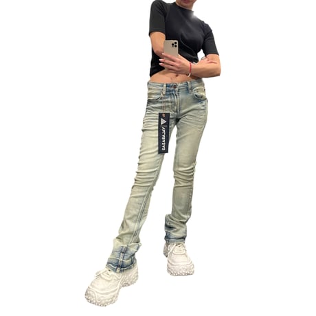 VALABASAS / Mr Stacked Denim  "Wash Blue"