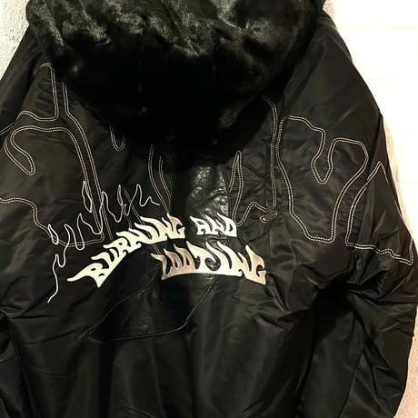 GRMY/FUR BOMBER JACKET (REVERSIBLE)