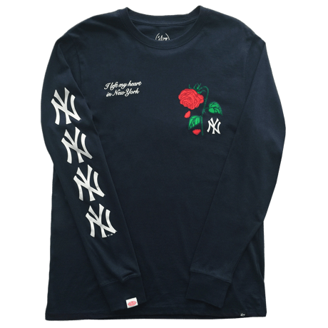 Petals and Peacocks × NY yankees/Long sleeve Tee