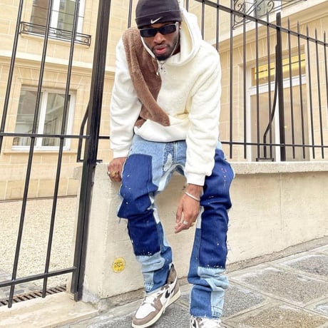 WOSS.official/Buggy  denim pants　"Blue "