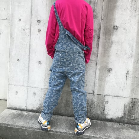 WOSS.official/Paisley denim overall
