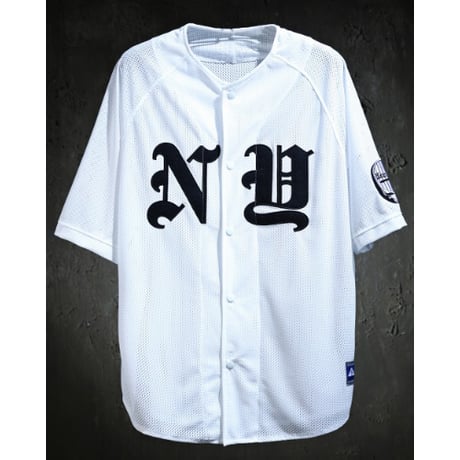 ByTheR/ NY Baseball Shirts "WHITE/BLACK"