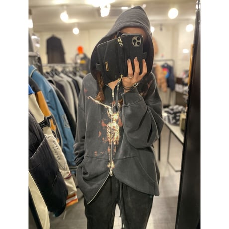 Mismatch NYC/Cross Zip Up hoodie