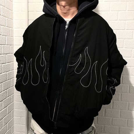 EPTM/FLAME STITCH BOMBER JACKET