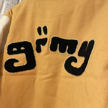 GRMY/WOOL Baseball Jacket "YELLOW"
