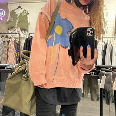 WOSS.official/Flower  Knit