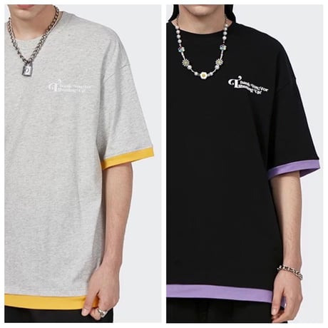 WOSS.official/Oversized layered Tshirts