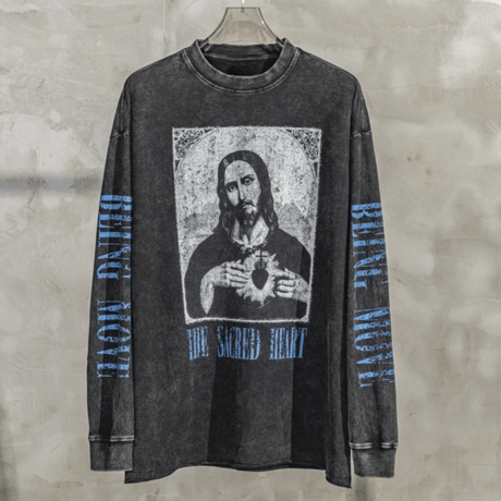 Mismatch NYC/Christ washed Longsleeve Tee