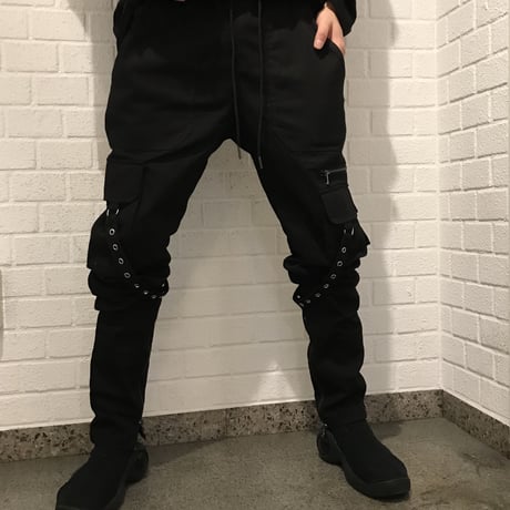 EPTM/Strap  Cargo Pants　BLACK/OLIVE