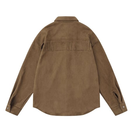 Mismatch NYC/GUN  Suede  shirts (BLACK /BROWN)
