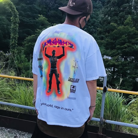 Travis Scott /Cactus Jack "FORTNITE" Tshirts WHITE