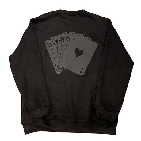 WOSS.official/ Oversized  Suede Crewneck